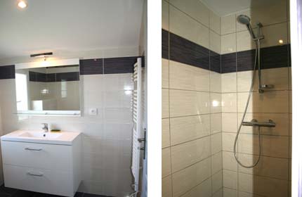 Douche, sèche serviettes Douche, sèche serviettes'